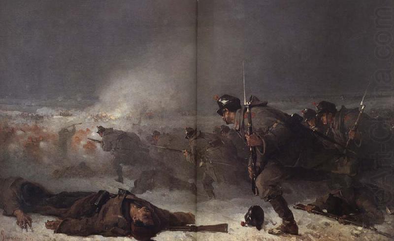 The Attack of Smardan, Nicolae Grigorescu